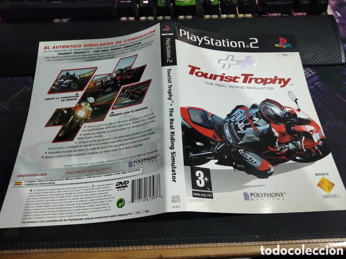 Videojuegos y consolas: Car&aacute;tula tourist trophy ps2 - Foto 1