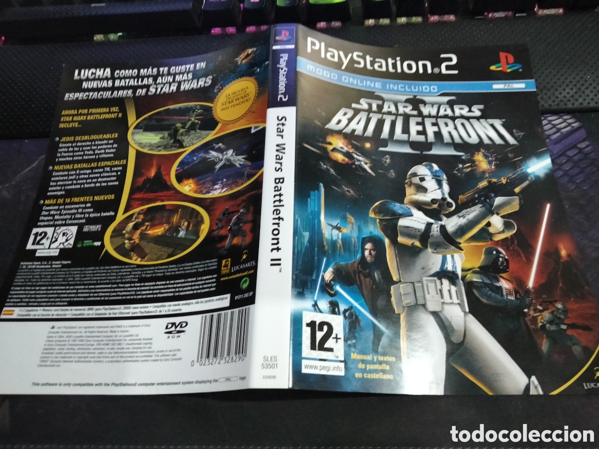 Videojuegos y consolas: Star wars battlefront 2 ps2 - Foto 1