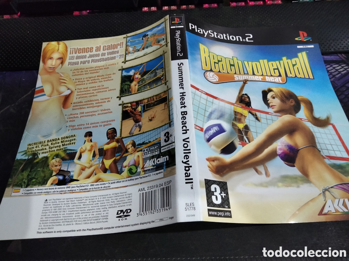 Videojuegos y consolas: Car&aacute;tula Beach volleyball ps2 - Foto 1