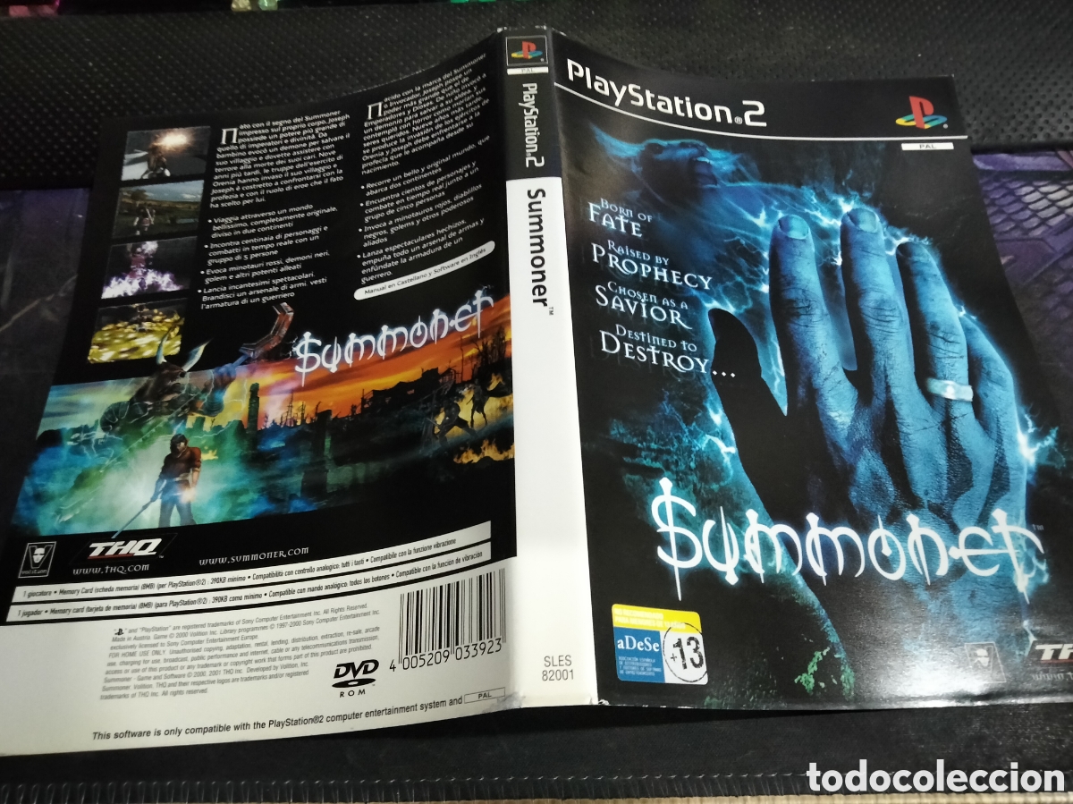 Videojuegos y consolas: Car&aacute;tula summoner ps2 - Foto 1