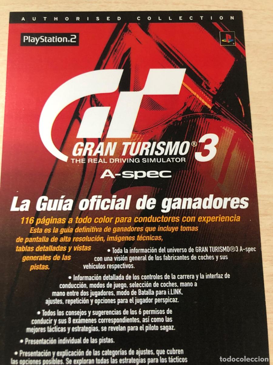 Videojuegos y consolas: Flyer PS2 Gran Turismo 3 - Foto 2
