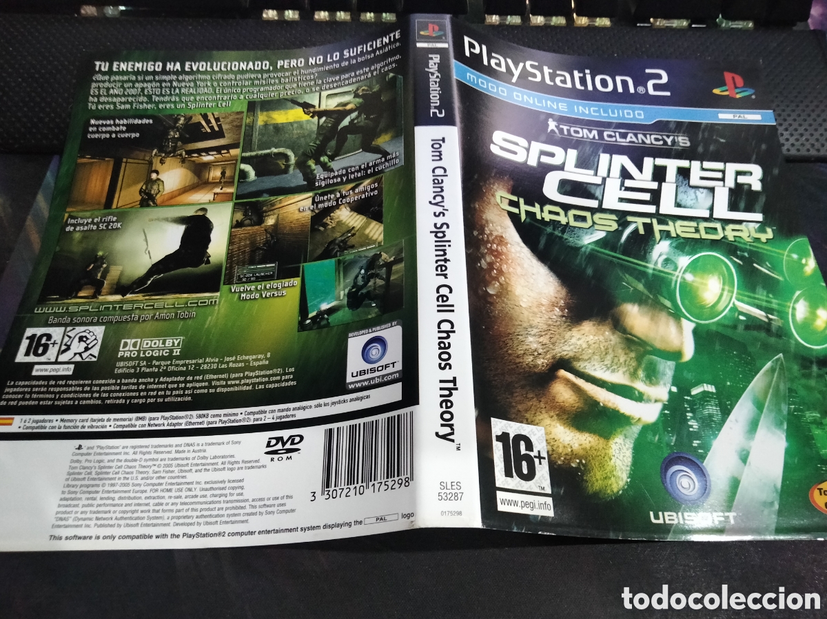 Videojuegos y consolas: Splinter cell chaos theory ps2 - Foto 1