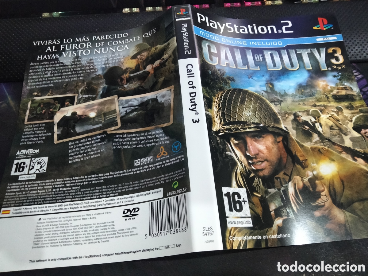 Videojuegos y consolas: Call of duty 3 ps2 - Foto 1