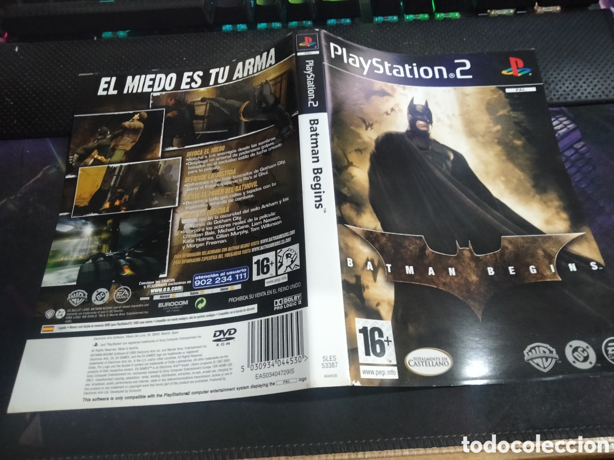 Videojuegos y consolas: Car&aacute;tula Batman begins ps2 - Foto 1