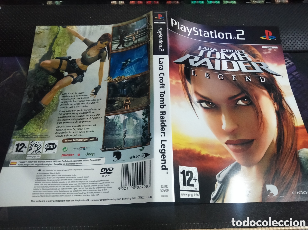 Videojuegos y consolas: Car&aacute;tula tomb raider legend ps2 - Foto 1