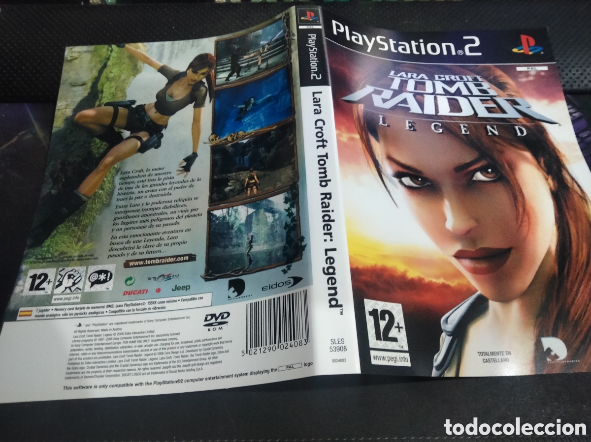 Videojuegos y consolas: Car&aacute;tula tomb raider legend ps2 - Foto 1
