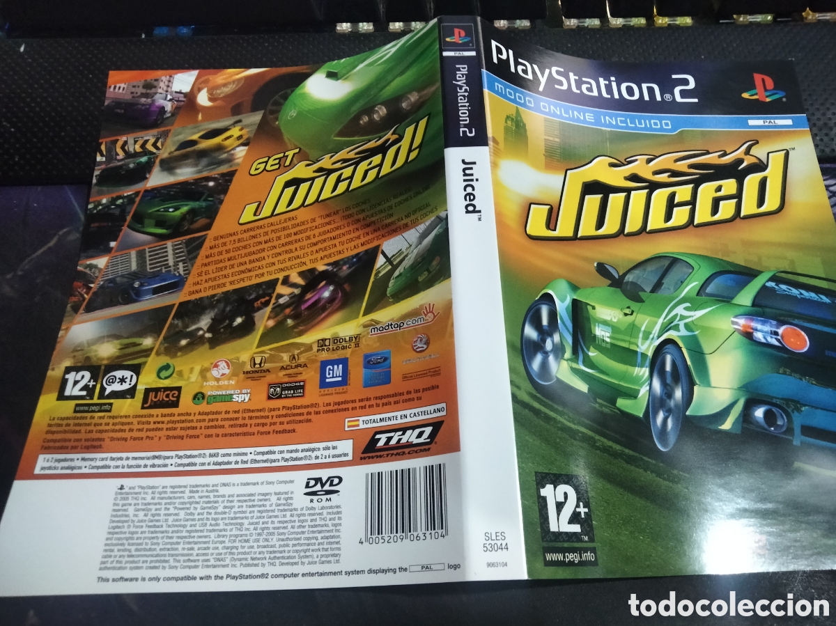 Videojuegos y consolas: Car&aacute;tula juiced ps2 - Foto 1