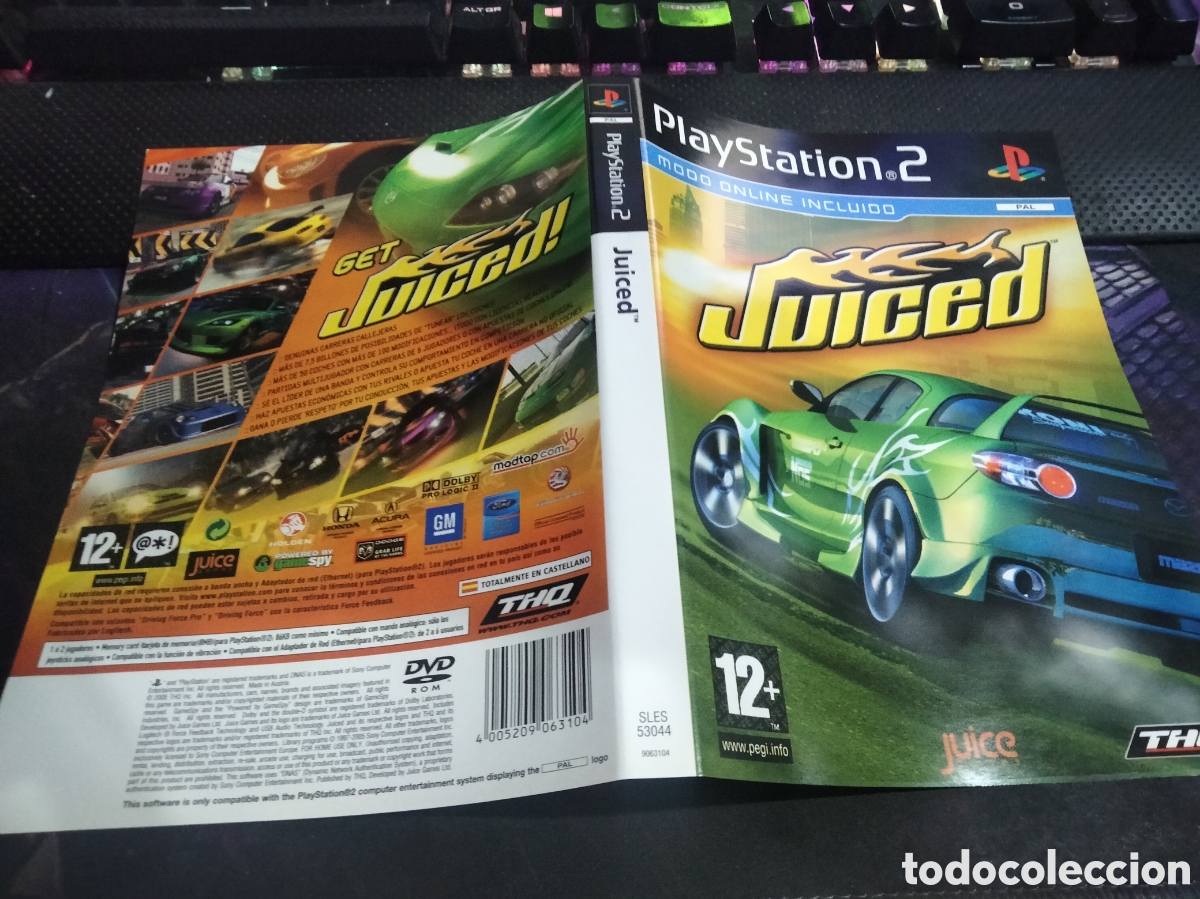 Videojuegos y consolas: Car&aacute;tula juiced ps2 - Foto 1