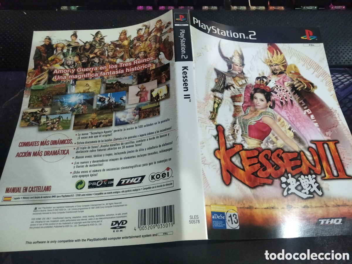 Videojuegos y consolas: Car&aacute;tula kessen 2 ps2 - Foto 1