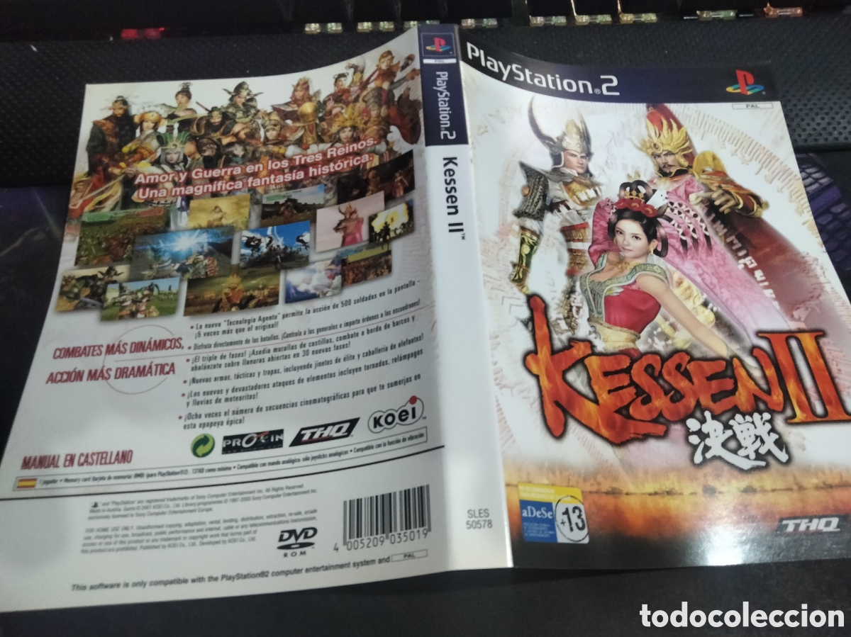 Videojuegos y consolas: Car&aacute;tula kessen 2 ps2 - Foto 1