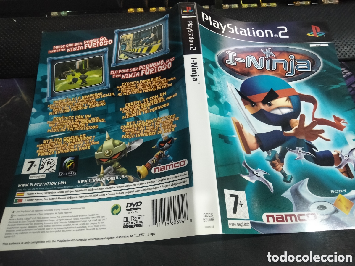 Videojuegos y consolas: Car&aacute;tula i-ninja ps2 - Foto 1