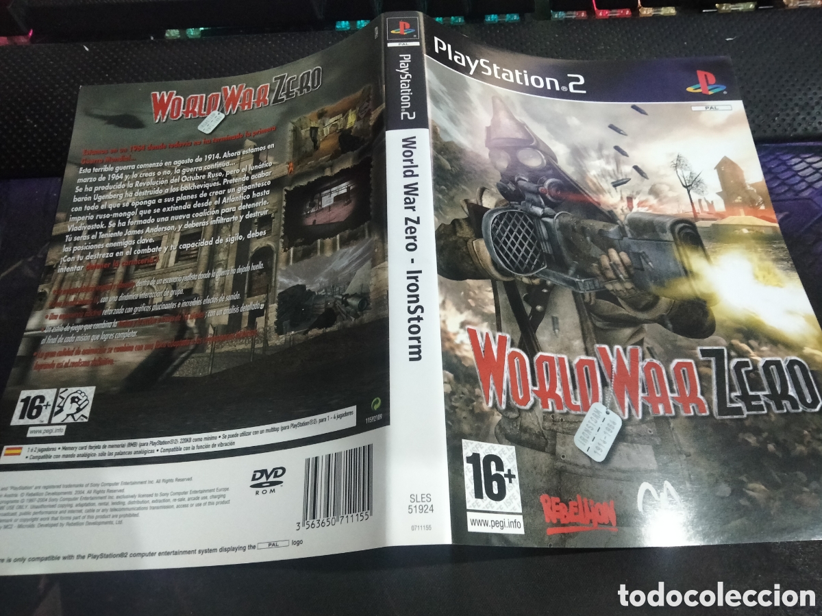 Videojuegos y consolas: Car&aacute;tula world war zero ps2 - Foto 1