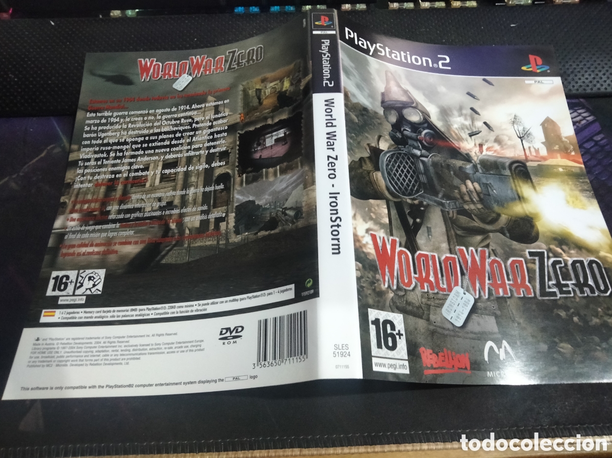 Videojuegos y consolas: Car&aacute;tula world war zero ps2 - Foto 1
