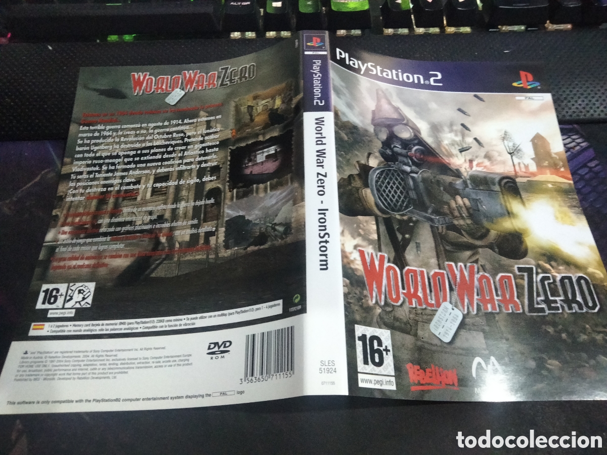 Videojuegos y consolas: Car&aacute;tula world war zero ps2 - Foto 1