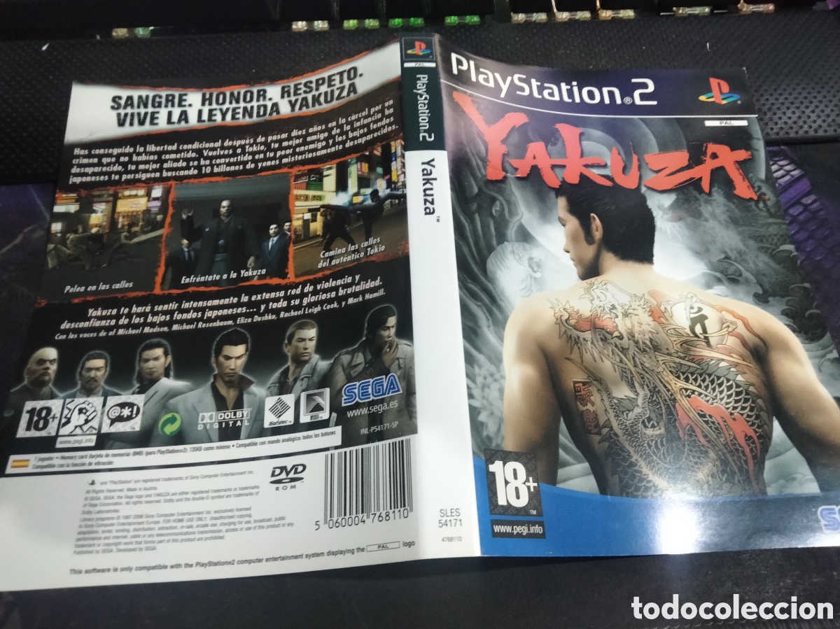 Videojuegos y consolas: Car&aacute;tula yakuza ps2 - Foto 1