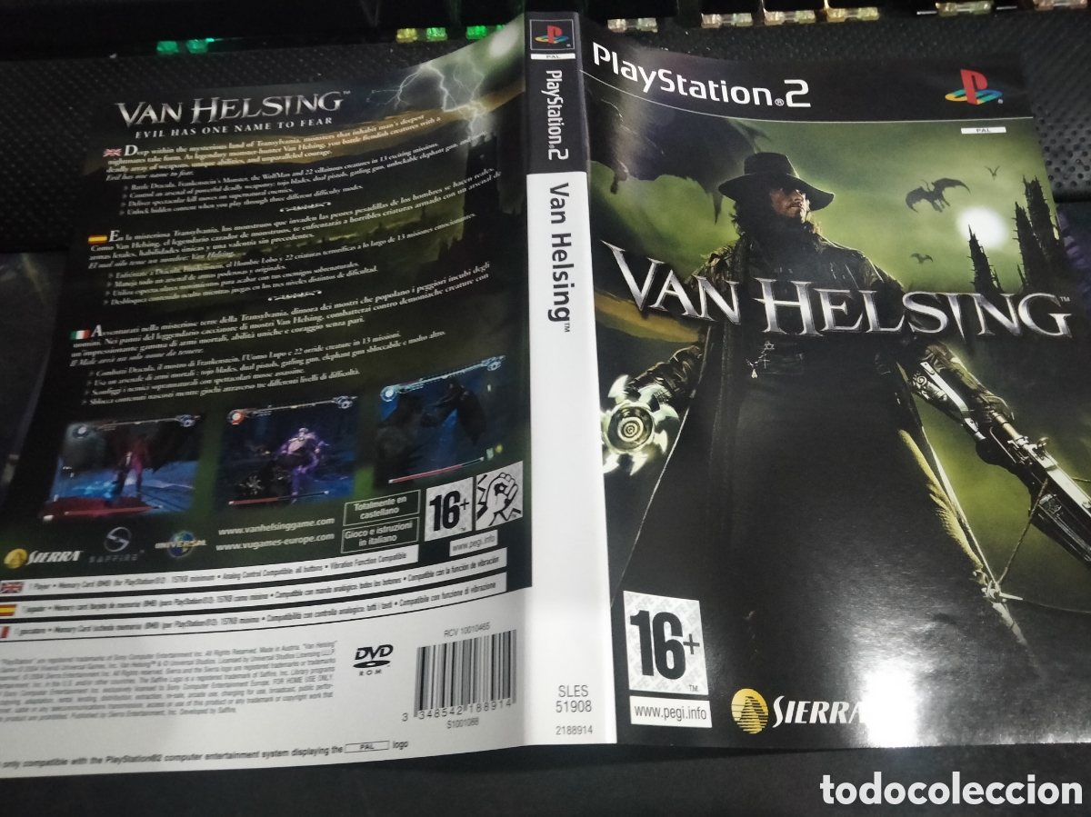 Videojuegos y consolas: Car&aacute;tula van helsing ps2 - Foto 1