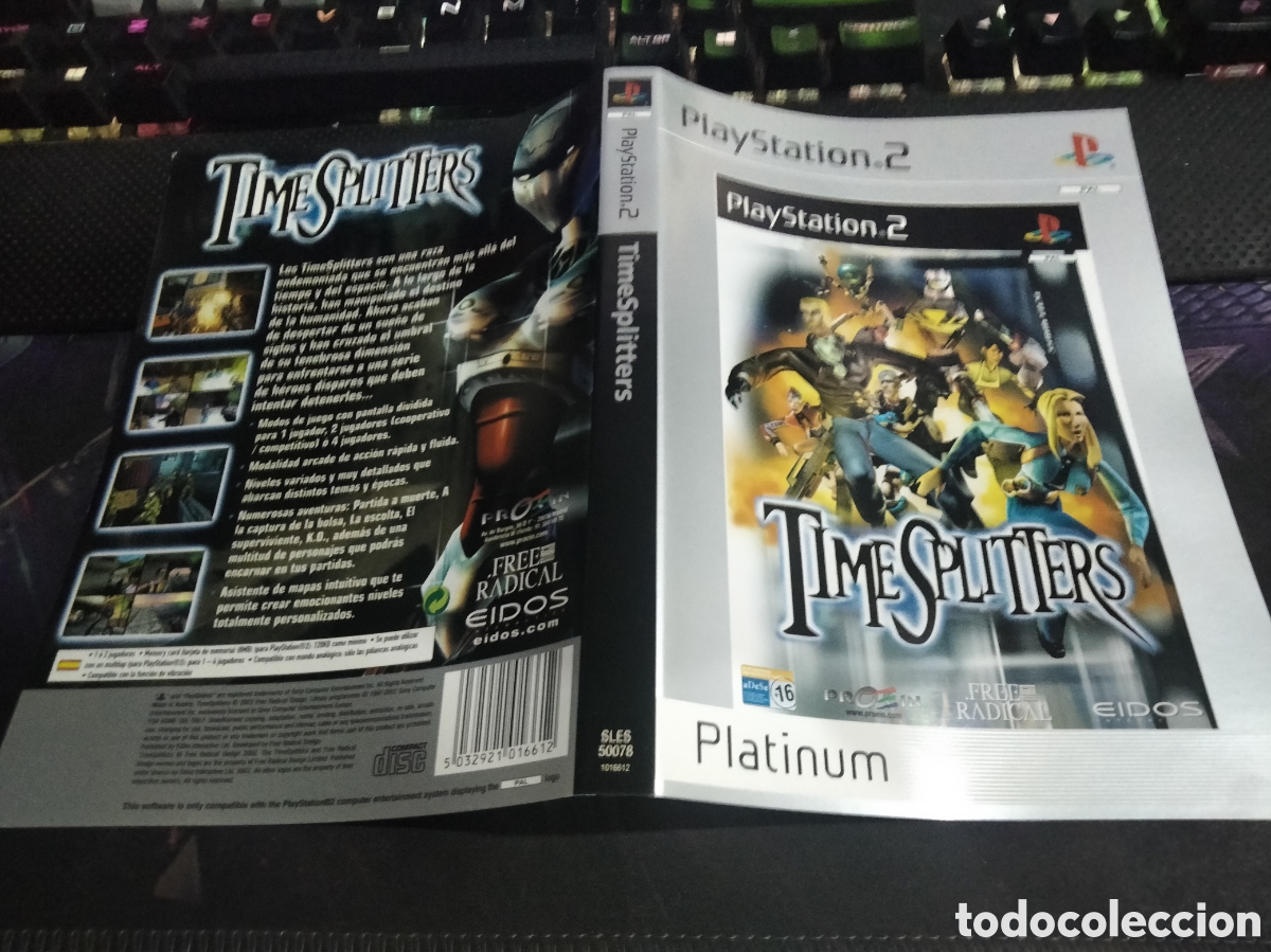 Videojuegos y consolas: Car&aacute;tula time splitters ps2 - Foto 1