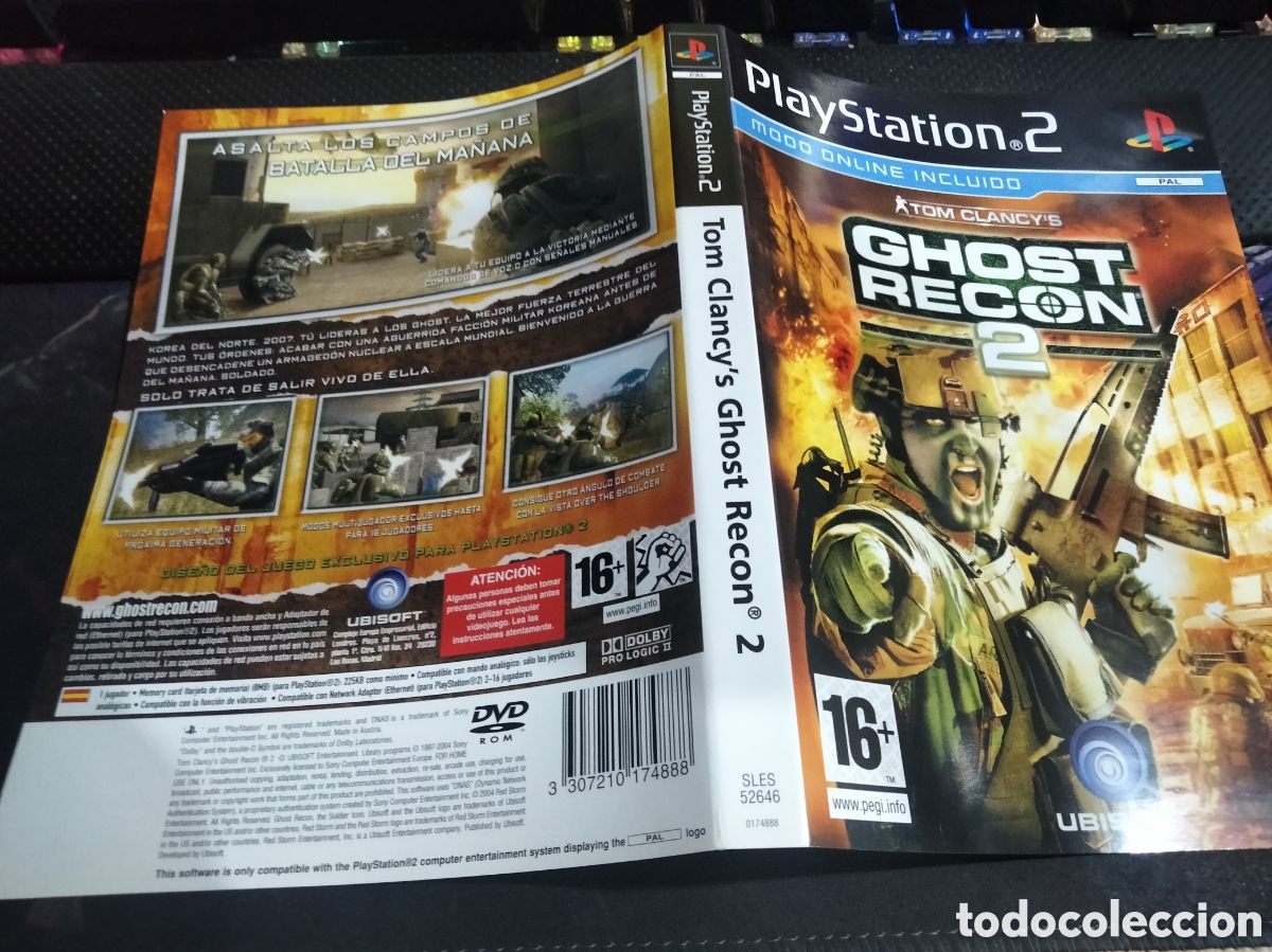 Videojuegos y consolas: Car&aacute;tula Ghost recon 2 ps2 - Foto 1