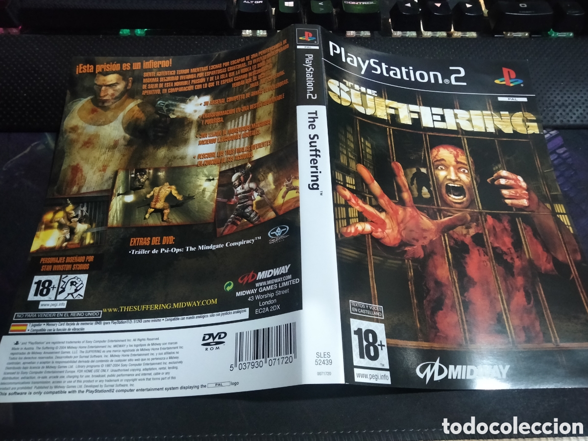 Videojuegos y consolas: Car&aacute;tula the suffering ps2 - Foto 1