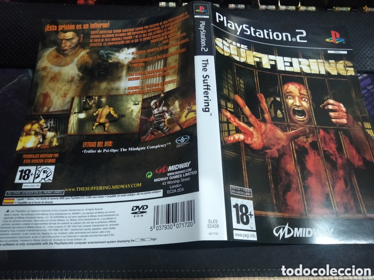 Videojuegos y consolas: Car&aacute;tula the suffering ps2 - Foto 1