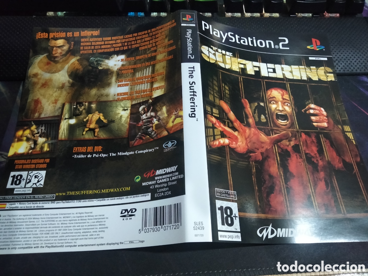 Videojuegos y consolas: Car&aacute;tula the suffering ps2 - Foto 1
