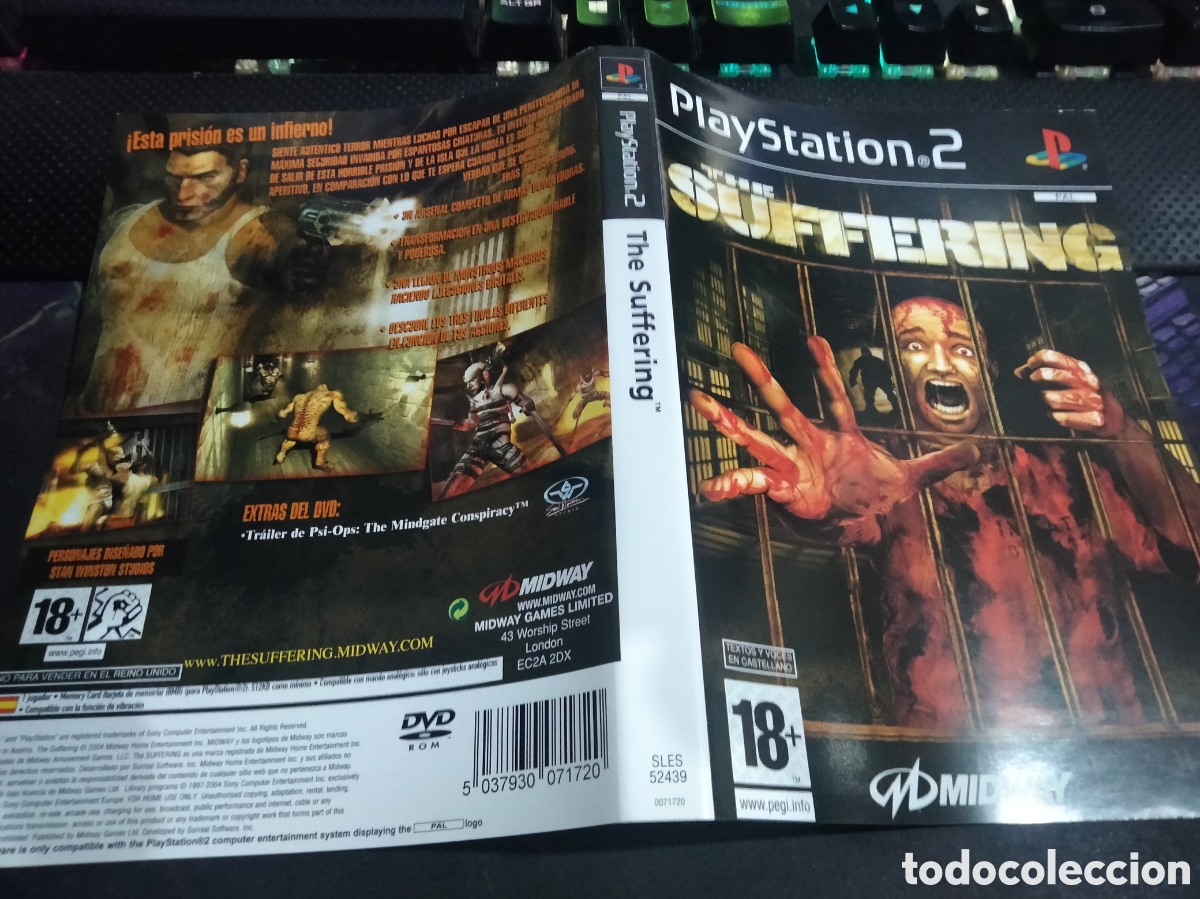 Videojuegos y consolas: Car&aacute;tula the suffering ps2 - Foto 1