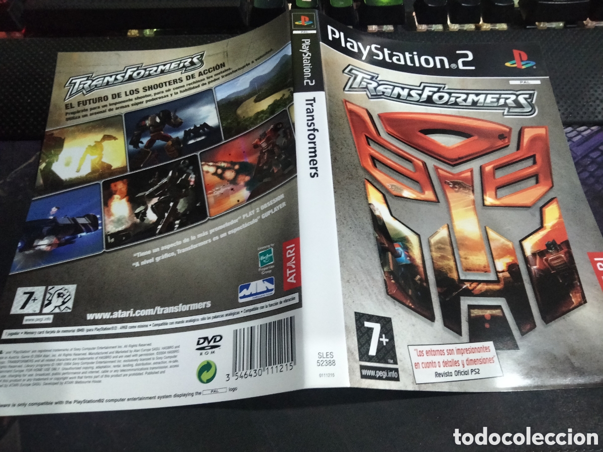 Videojuegos y consolas: Car&aacute;tula Transformers ps2 - Foto 1