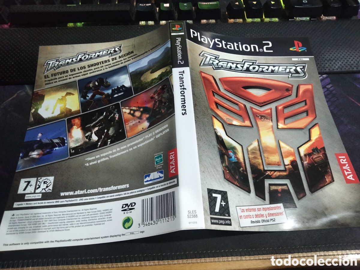 Videojuegos y consolas: Car&aacute;tula Transformers ps2 - Foto 1