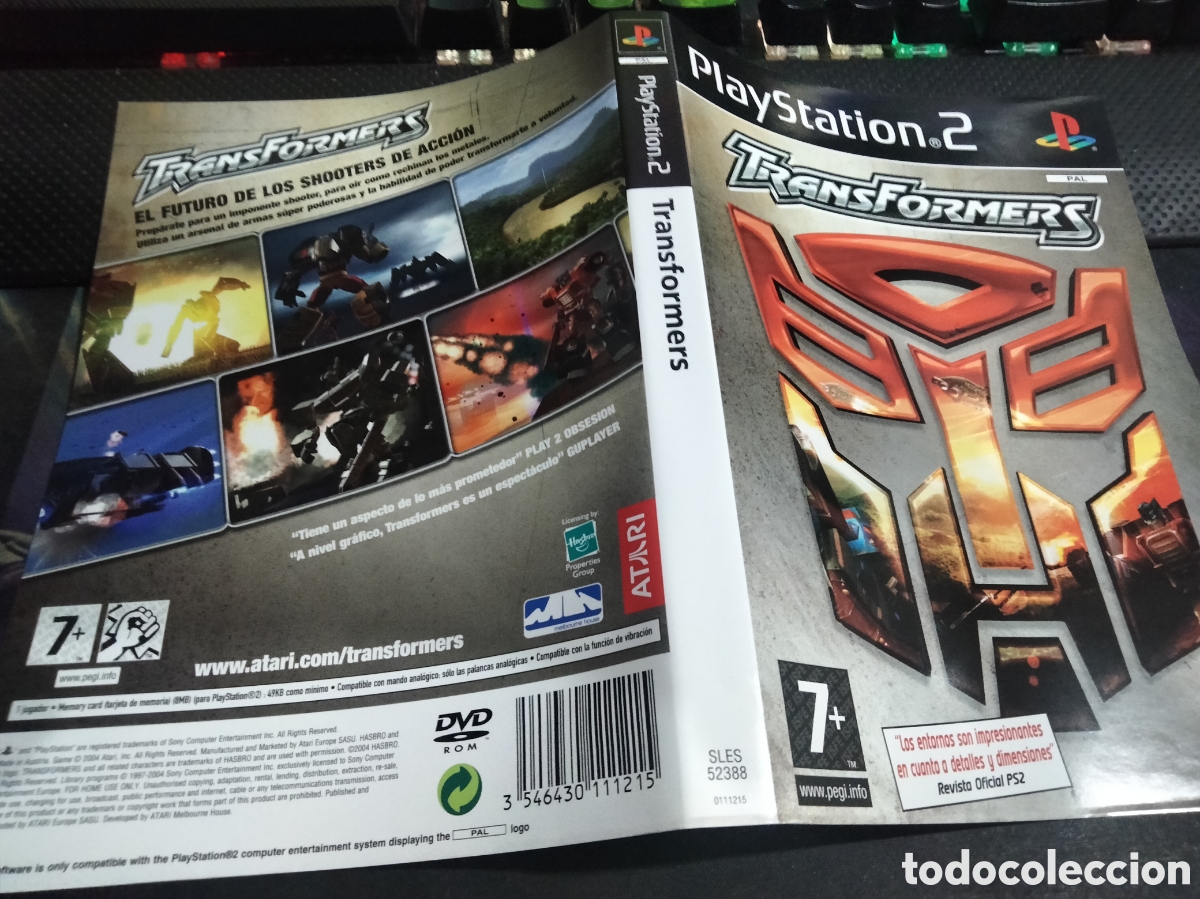 Videojuegos y consolas: Car&aacute;tula Transformers ps2 - Foto 1