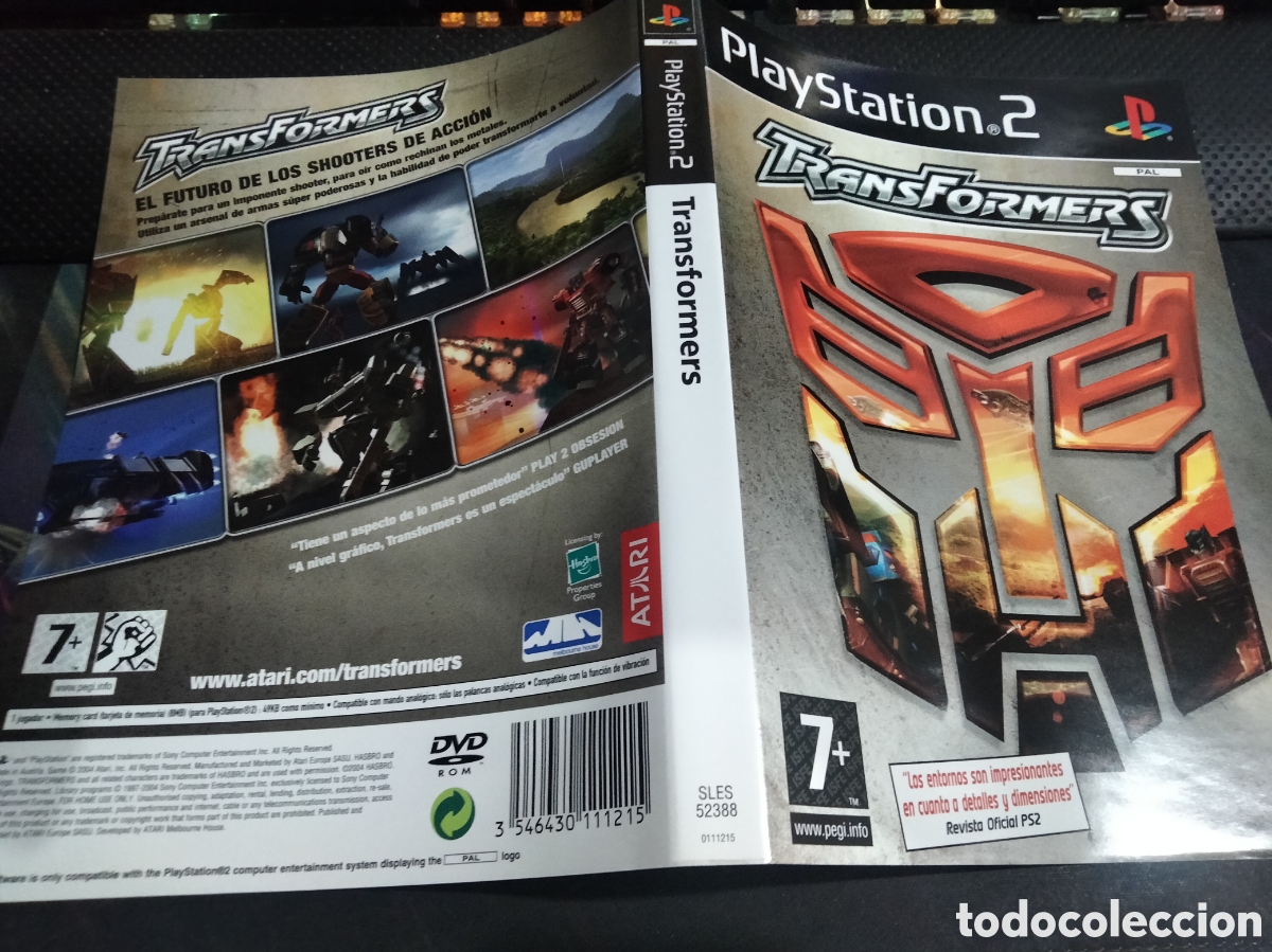 Videojuegos y consolas: Car&aacute;tula Transformers ps2 - Foto 1