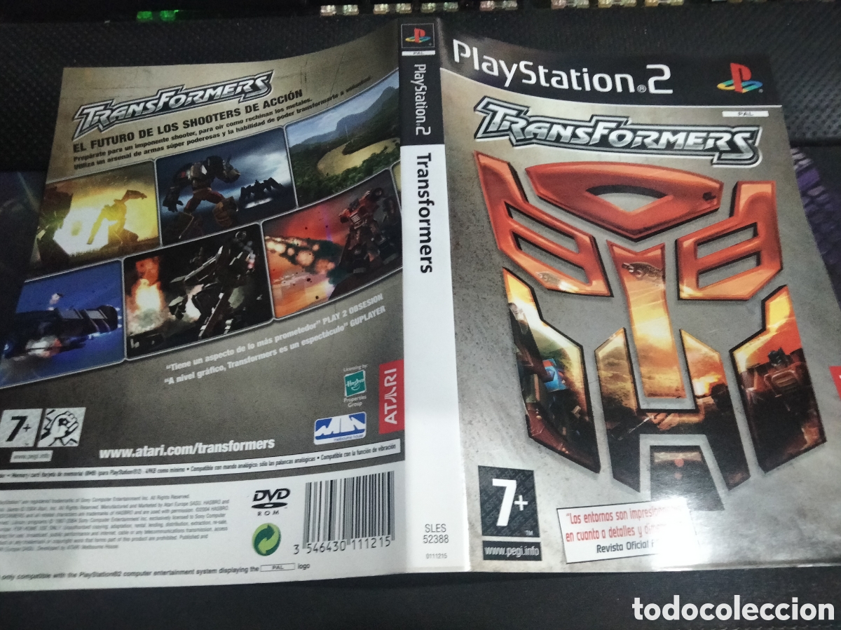 Videojuegos y consolas: Car&aacute;tula Transformers ps2 - Foto 1