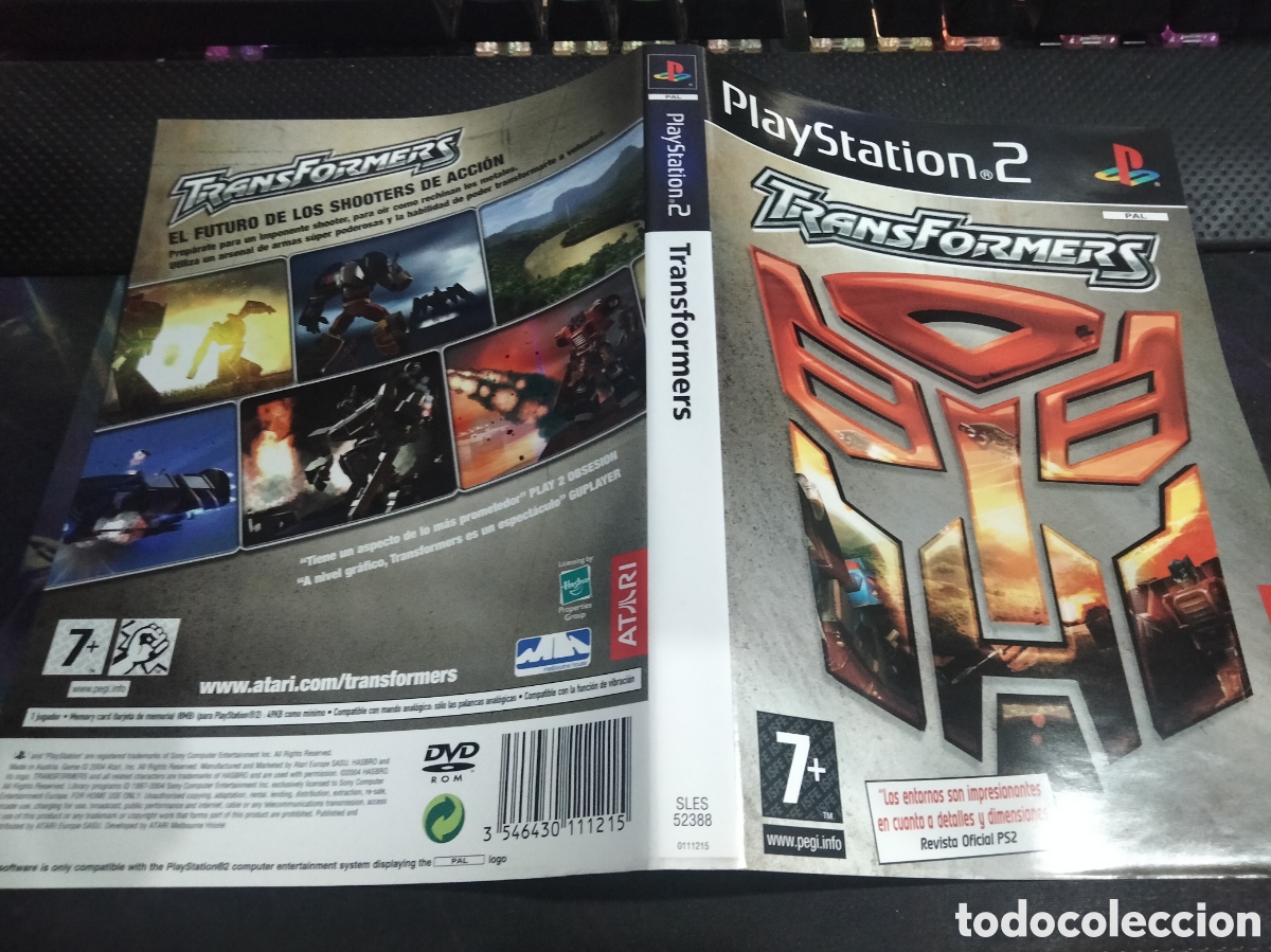 Videojuegos y consolas: Car&aacute;tula Transformers ps2 - Foto 1