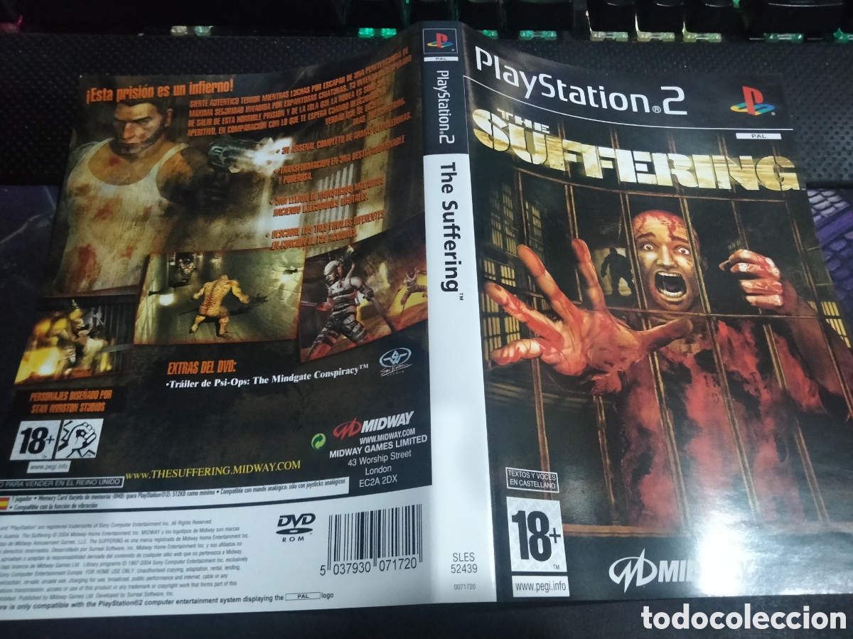 Videojuegos y consolas: Car&aacute;tula the suffering ps2 - Foto 1