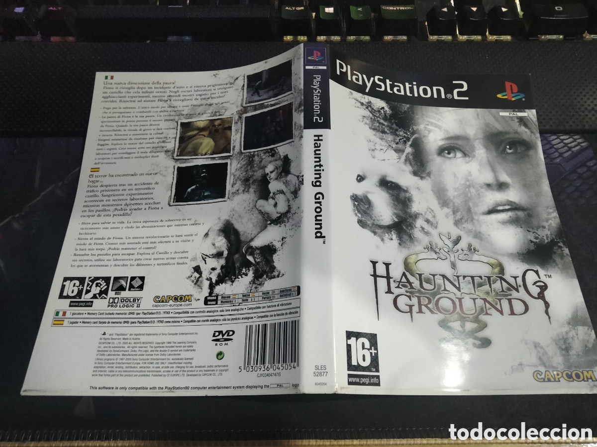 Videojuegos y consolas: Car&aacute;tula haunting ground ps2 - Foto 1