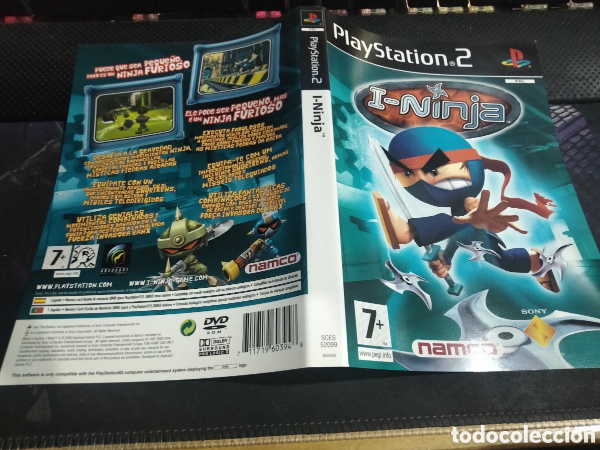 Videojuegos y consolas: Car&aacute;tula i-ninja ps2 - Foto 1