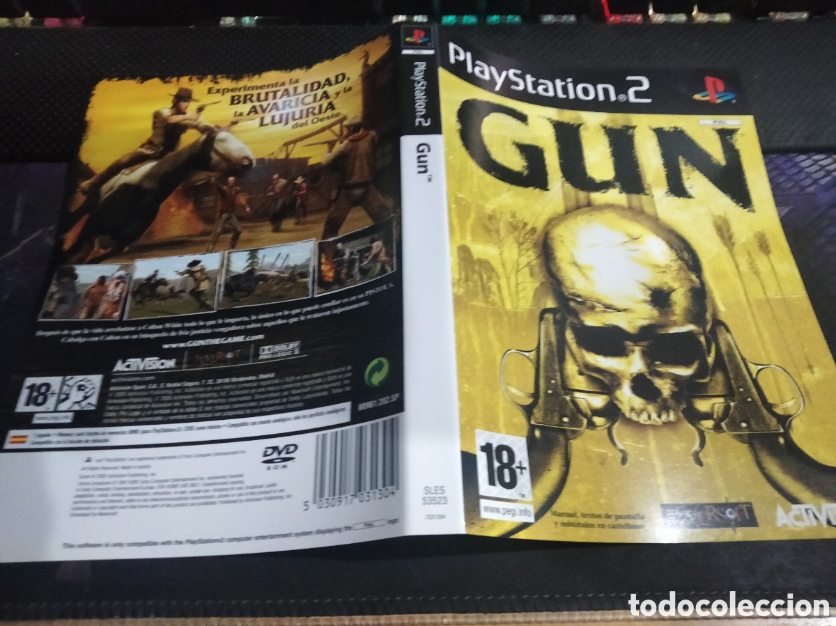 Videojuegos y consolas: Car&aacute;tula gun ps2 - Foto 1