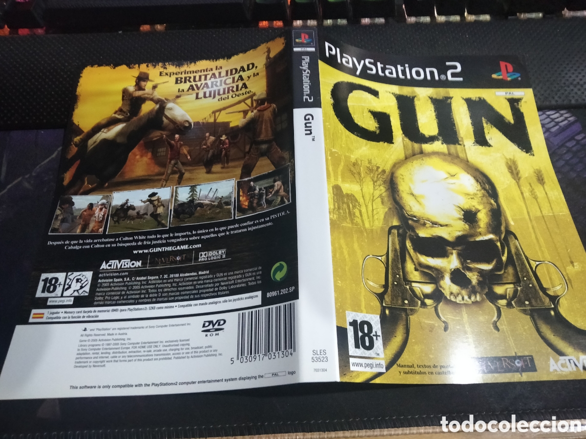 Videojuegos y consolas: Car&aacute;tula gun ps2 - Foto 1