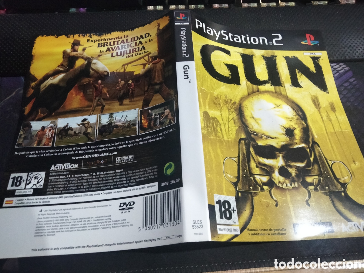 Videojuegos y consolas: Car&aacute;tula gun ps2 - Foto 1