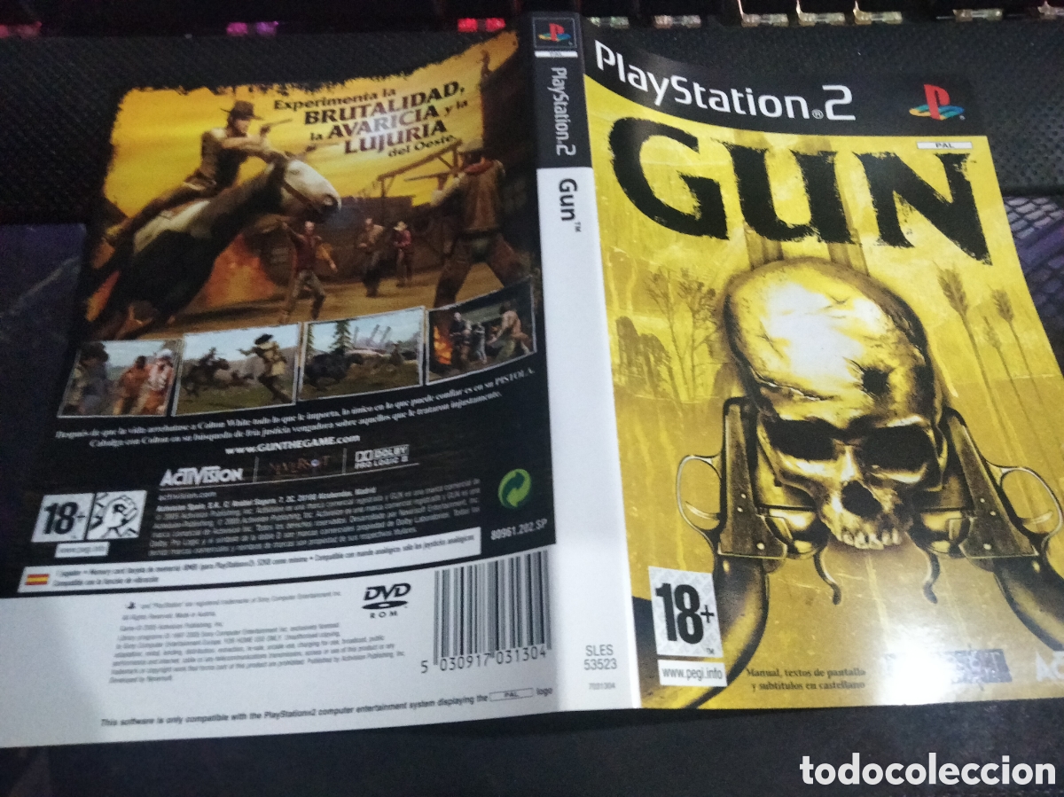 Videojuegos y consolas: Car&aacute;tula gun ps2 - Foto 1