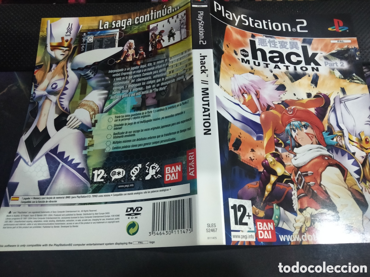 Videojuegos y consolas: Car&aacute;tula hack mutation parte 2 ps2 - Foto 1