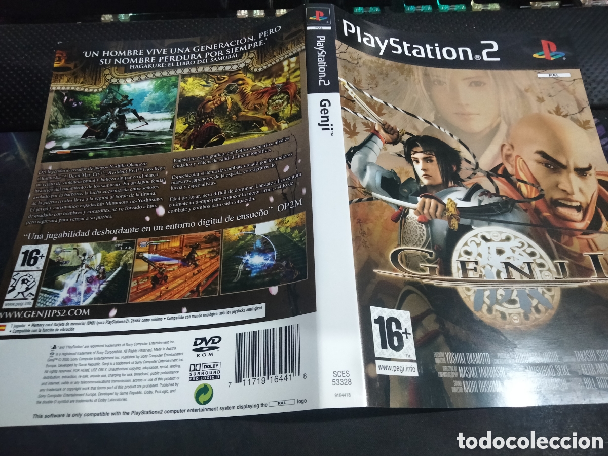 Videojuegos y consolas: Car&aacute;tula genji ps2 - Foto 1