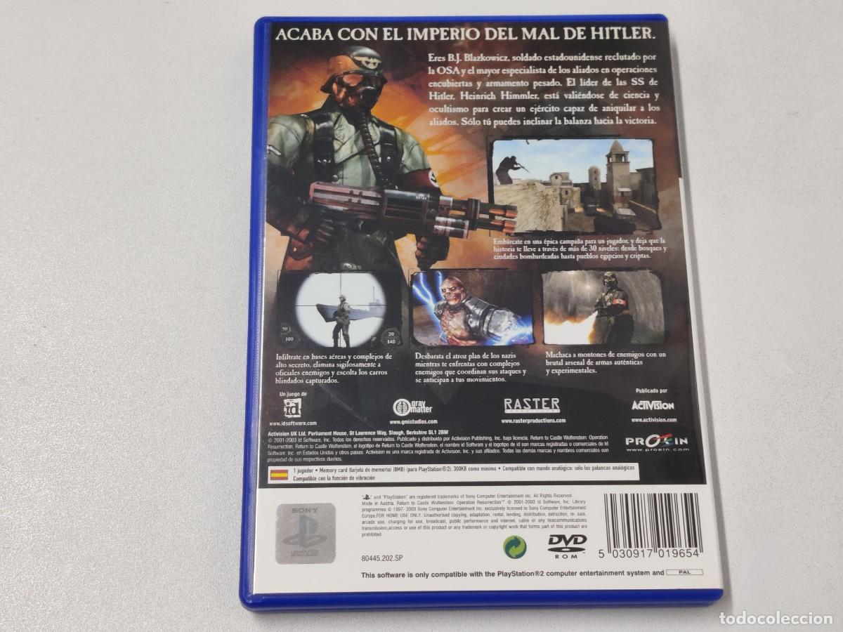 Videojuegos y consolas: RETURN TO CASTLE WOLFENSTEIN OPERATION RESURRECTION - Foto 2
