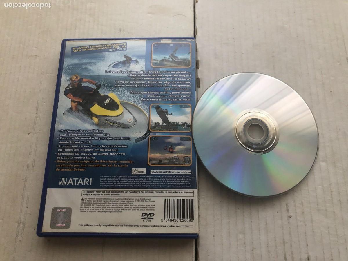Videojuegos y consolas: SPLASHDOWN SPLASH DOWN - PS2 PLAYSTATION 2 PLAY STATION TWO KREATEN - Foto 2
