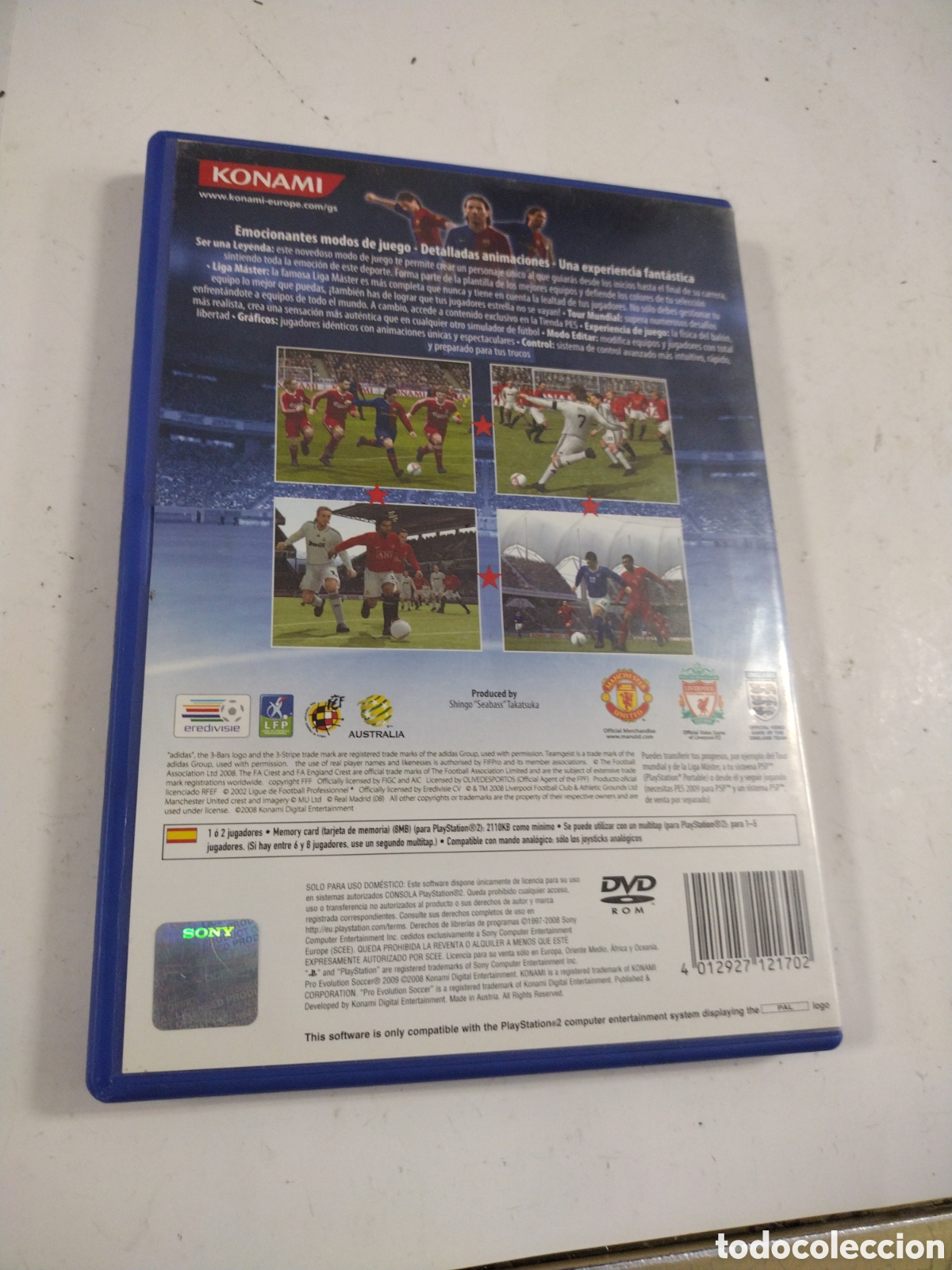 Videojuegos y consolas: PES 2009. PS2 - Foto 2
