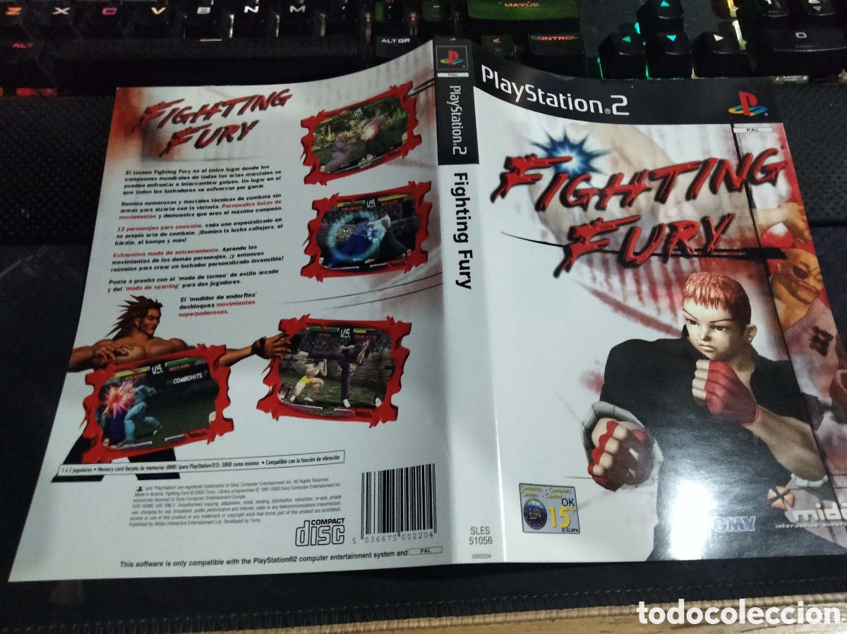 Videojuegos y consolas: Car&aacute;tula fighting fury ps2 - Foto 1