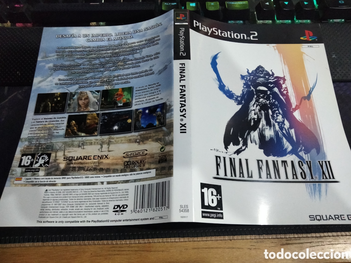 Videojuegos y consolas: Car&aacute;tula final fantasy xii ps2 - Foto 1