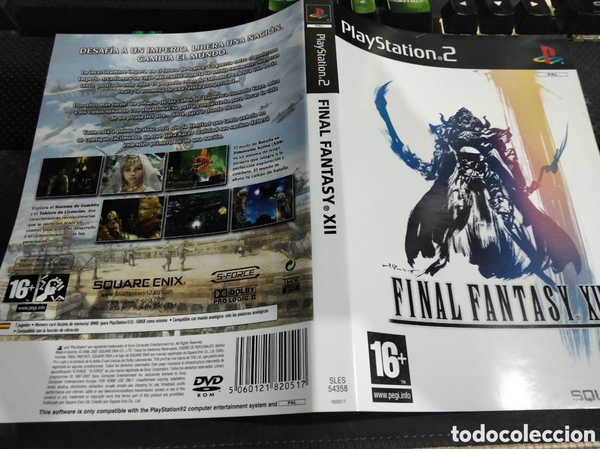 Videojuegos y consolas: Car&aacute;tula final fantasy xii ps2 - Foto 1