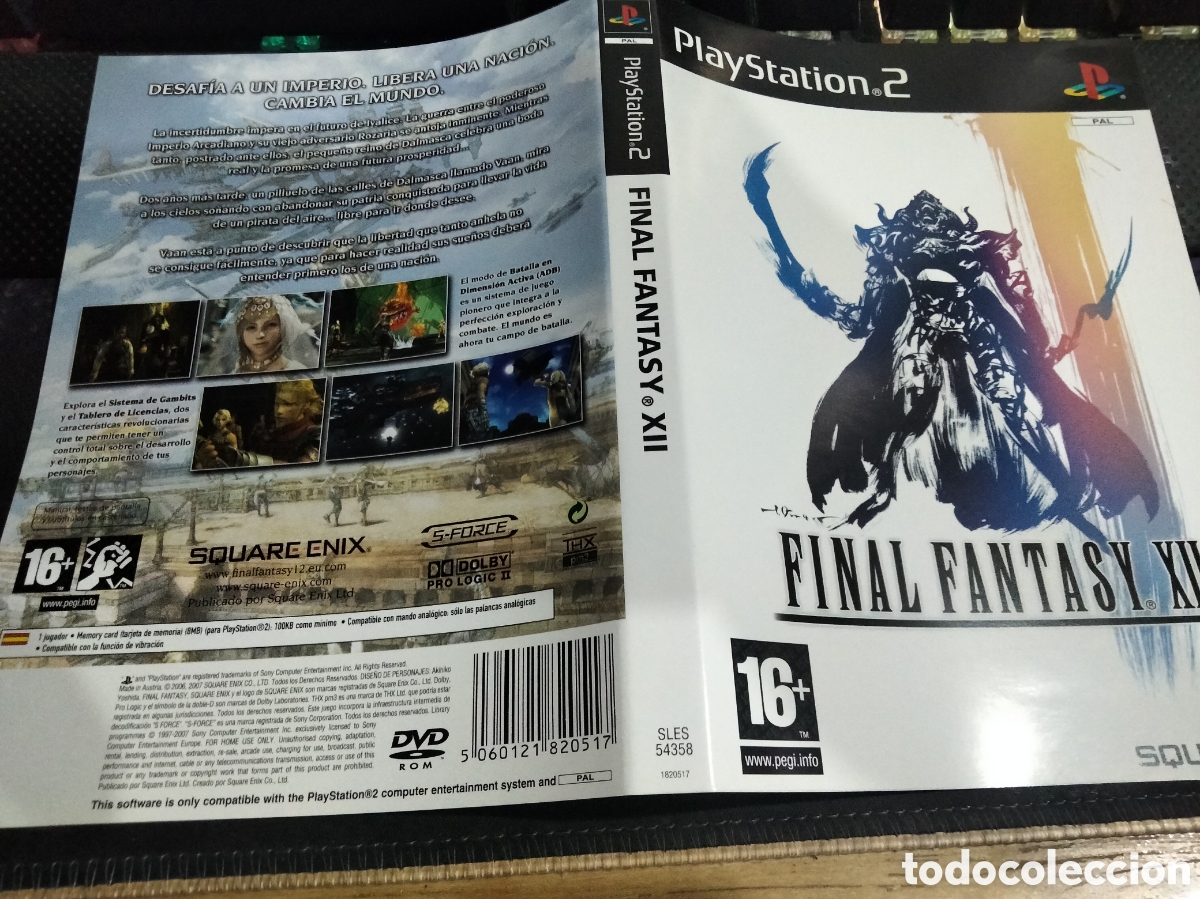 Videojuegos y consolas: Car&aacute;tulas final fantasy xii ps2 - Foto 1