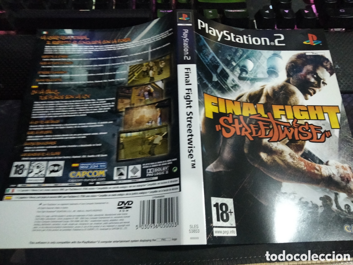 Videojuegos y consolas: Car&aacute;tula final fight streetwise ps2 - Foto 1