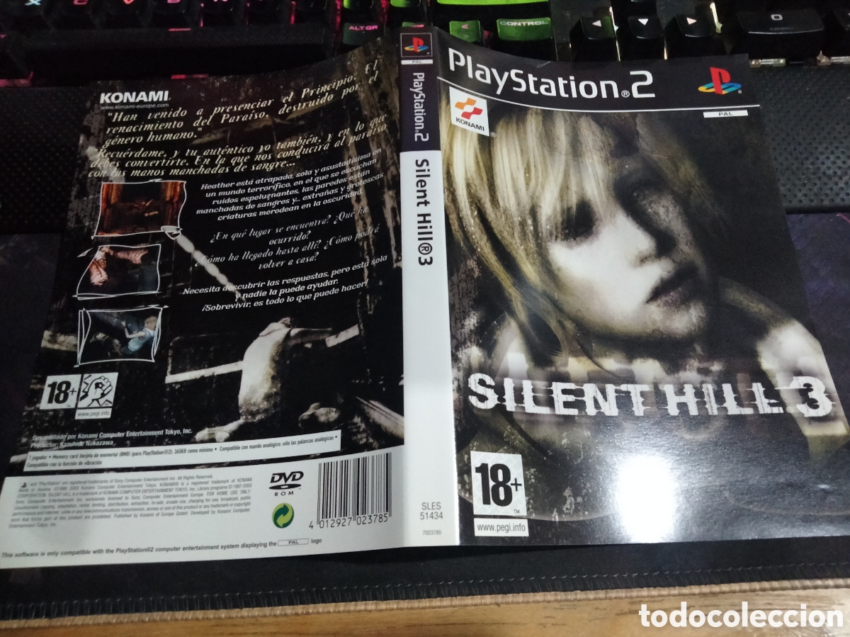 Videojuegos y consolas: Car&aacute;tula Silent Hill 3 ps2 - Foto 1